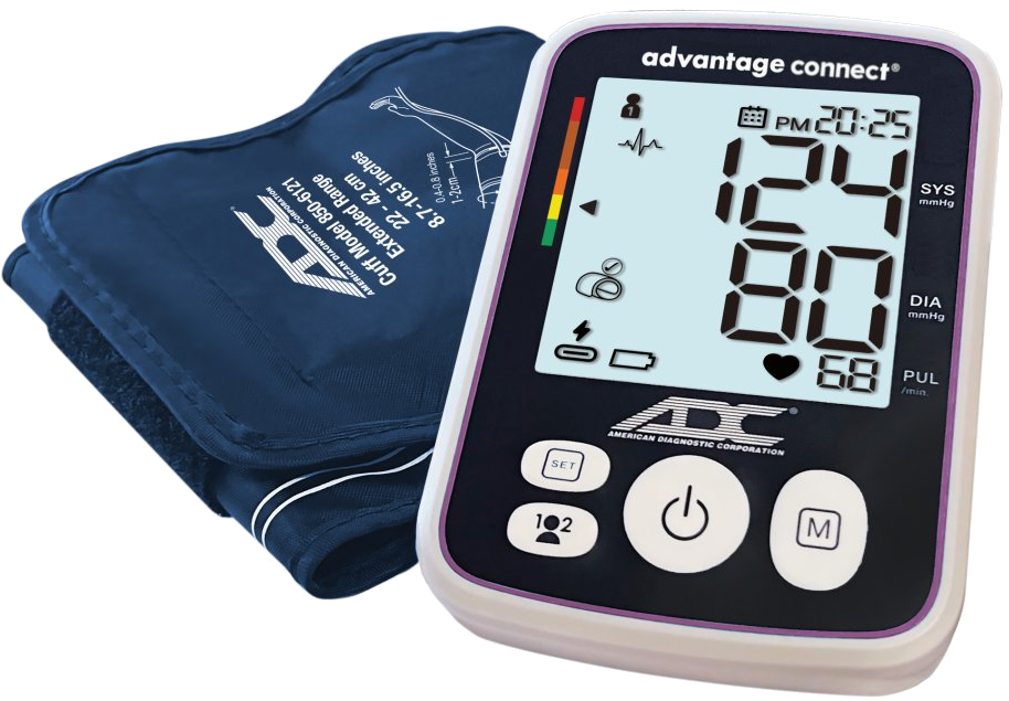 ADC Advantage Connect 6024N upper arm blood pressure monitor with cuff