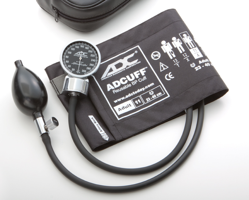 An ADC 700 pocket aneroid sphygmomanometer unit.