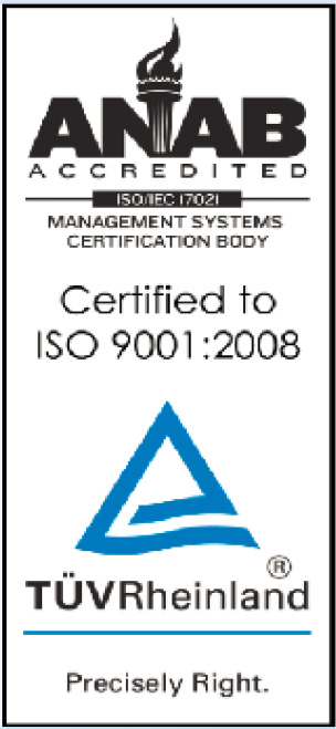 View our ISO certificate