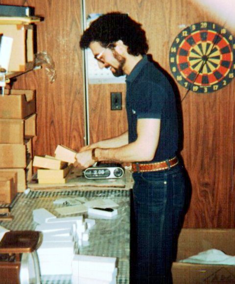 CEO Marc Blitstein in 1984 packing orders.