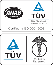 ISO 9001 and ISO 13485 Certifications