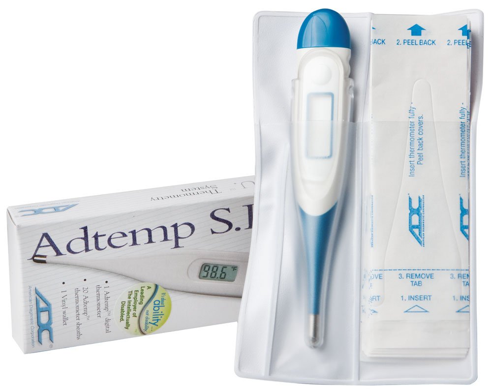 Adtemp Oral & Rectal Digital Thermometer Stick LCD Display 418N 1 Each, 1 -  Kroger